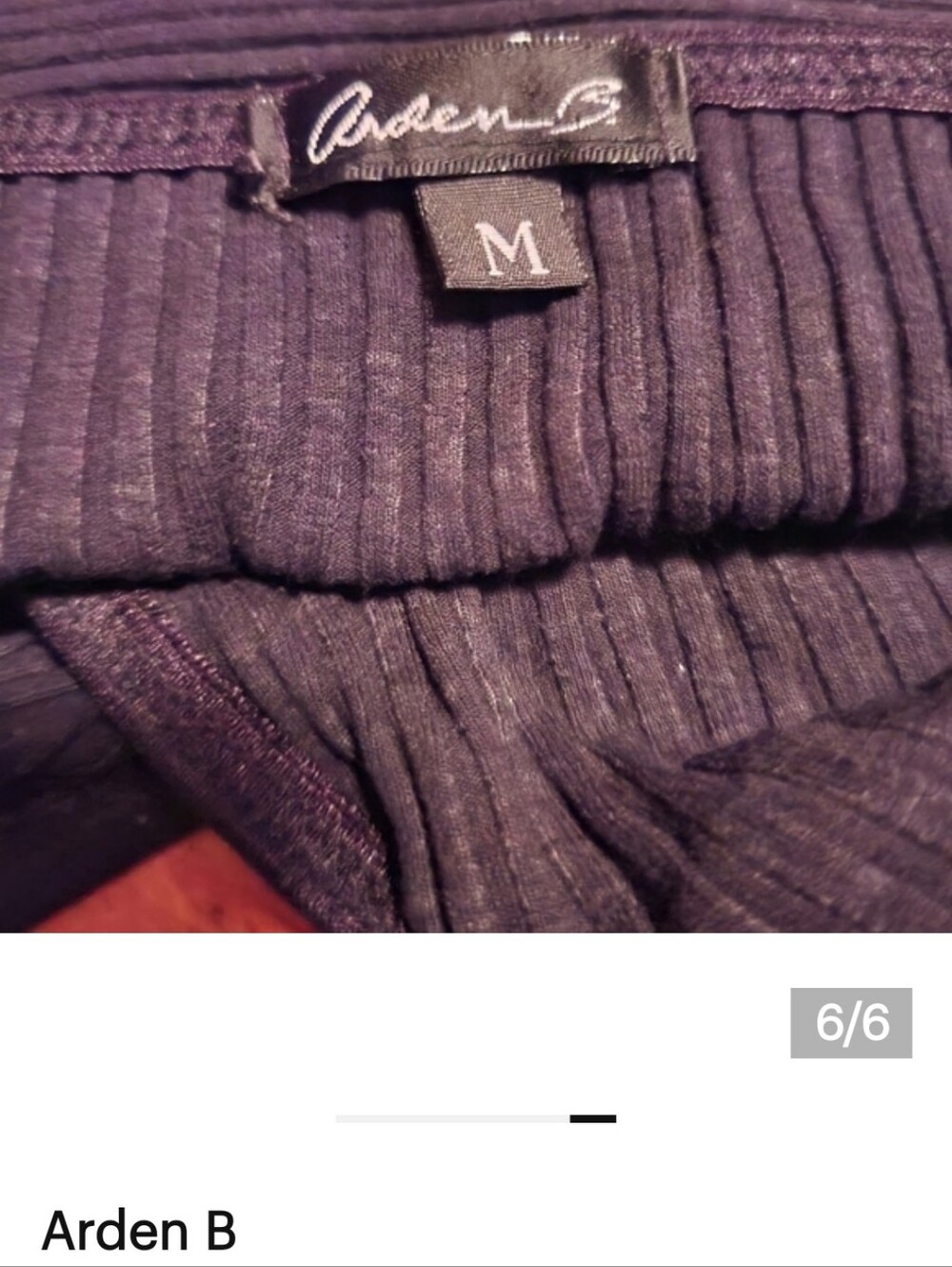 Arden B Black Ribbed Wrap Bralette Tank - Picture 5 of 5